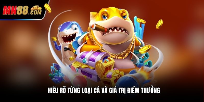Hiểu rõ từng loại cá và giá trị điểm thưởng